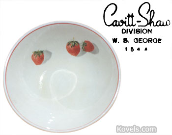 Cavitt-Shaw Division, W.S. George plate
