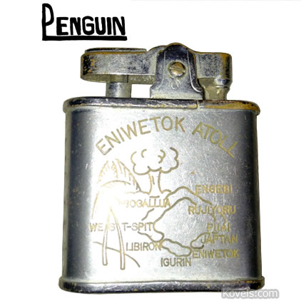 eniwetok atoll penguin lighter