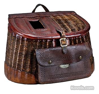 antique fishing creel