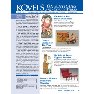 Kovels on Antiques and Collectibles December 2010