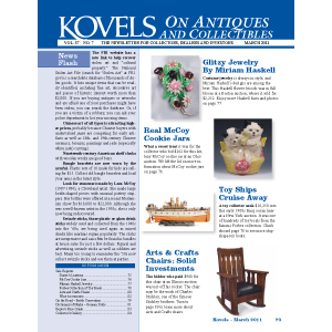 Kovels on Antiques and Collectibles Vol. 37 No. 7