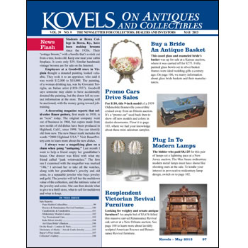 Kovels on Antiques and Collectibles Vol. 39 No. 9
