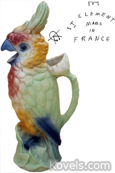 jacques parrot pottery pitcher