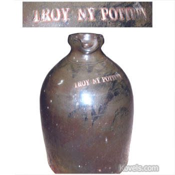 troy pottery stoneware jug