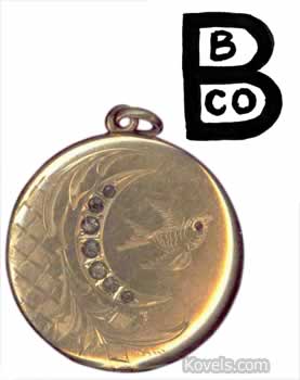 bliss brothers co gold locket