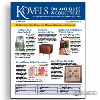 Kovels' October 2016 Newsletter Available